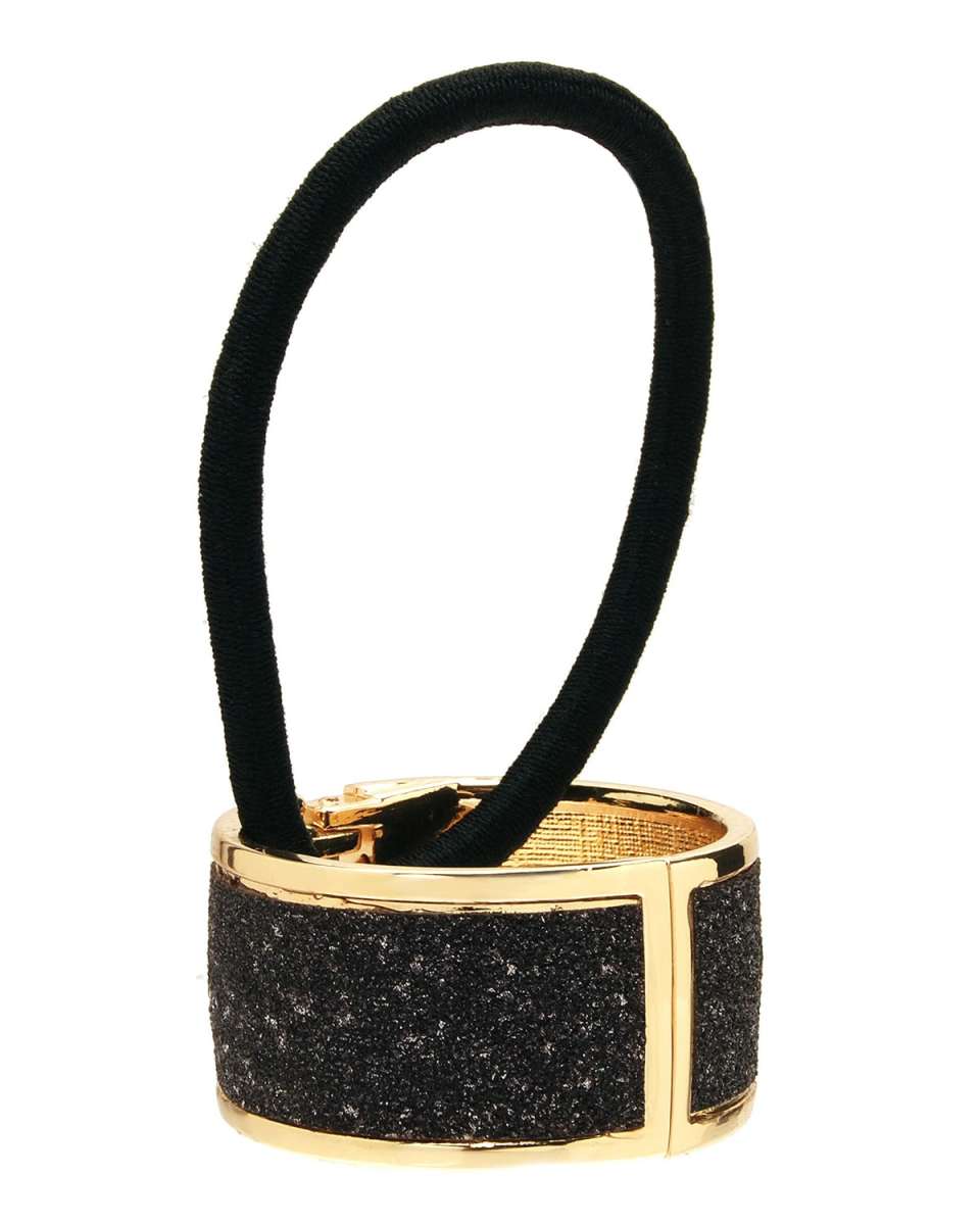 Glitter Cuff Ponytail Holder